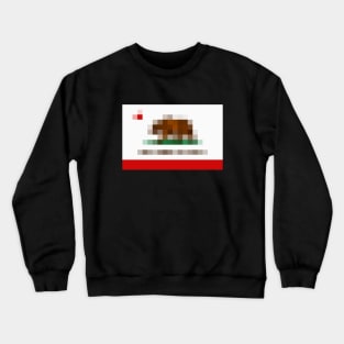 Blurry California State Flag Crewneck Sweatshirt